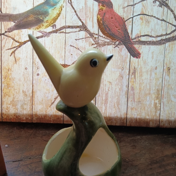 Pennsbury Vintage Bird on Gourd Mini Planter - Picture 9 of 9